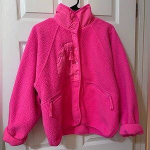 Free People Hit the Slopes Jacket - Neon Pink